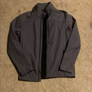 Swiss Tech Men's Dark Gray Softshell Jacket